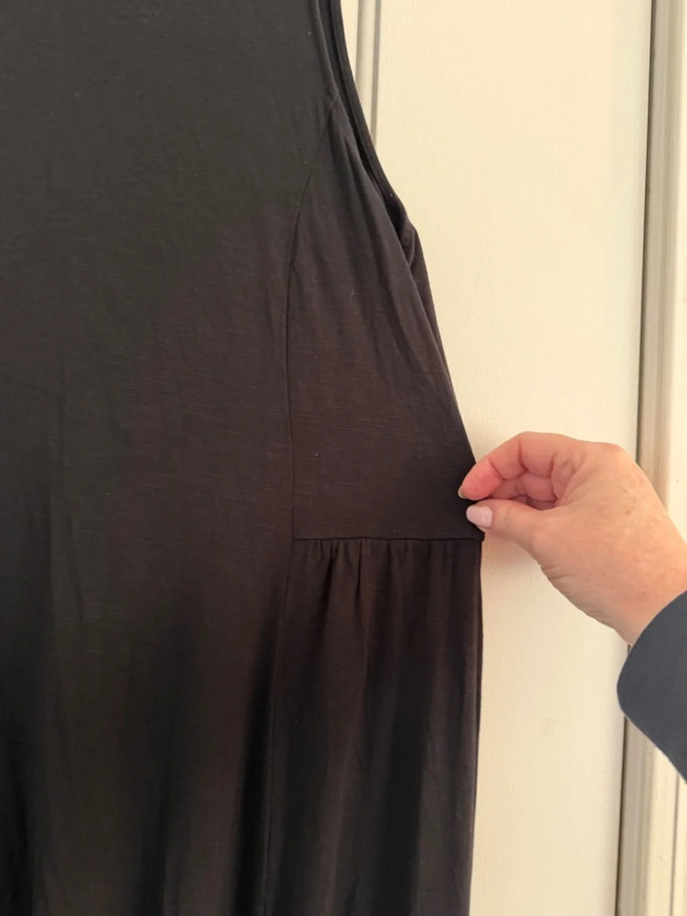J. Jill Classic Black Maxi Dress. Sz XL - Picture 3 of 6